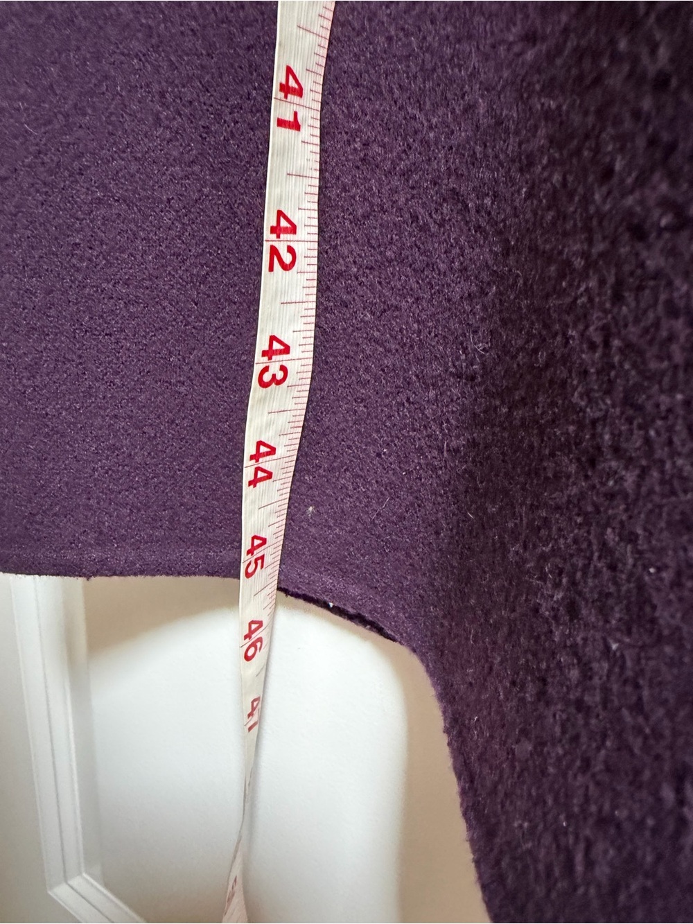 Vintage Salvatore Ferragamo Purple Wool Double Breasted Coat Made In Italy Sz 10 - Picture 6 of 13